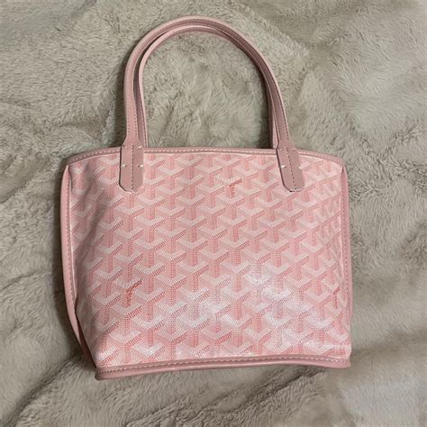 pink.goyard bag|goyard tote bag size.